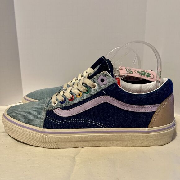 VANS Shoes - VANS x EM on Holiday Old Skool Sneakers M 9 W 10.5 Denim Blue Limited Edition
